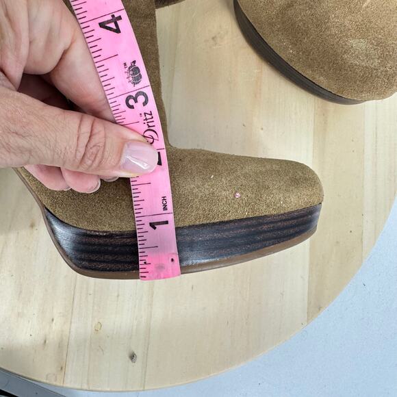 UGG Australia Dandylion Nubuck Leather Chestnut Brown Boots Shoes US 9.5 EU 40.5 - Picture 14 of 14